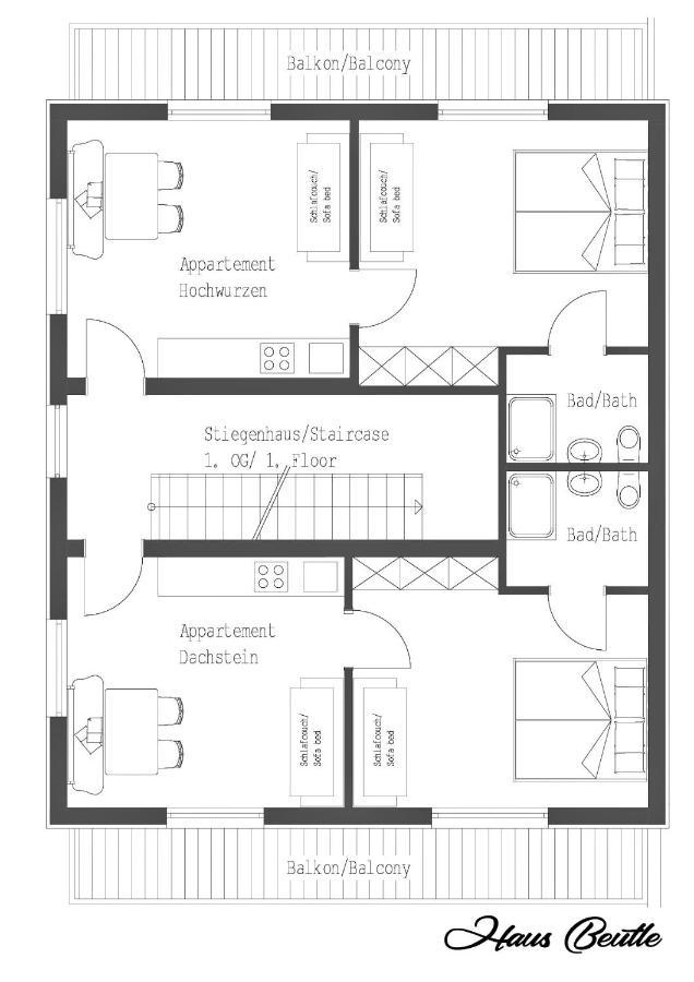 Haus Beutle Apartment ชลัดมิง ภายนอก รูปภาพ